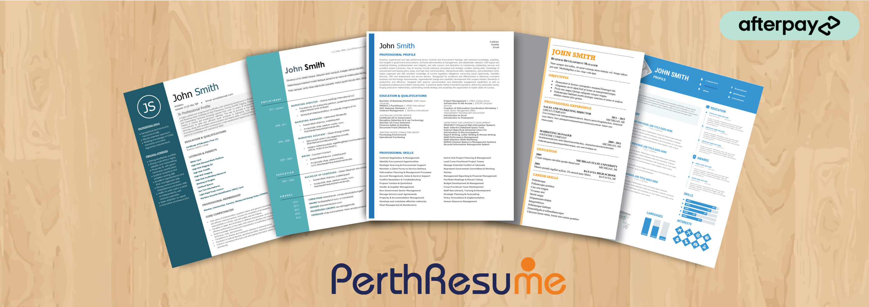 professional resume writing perth